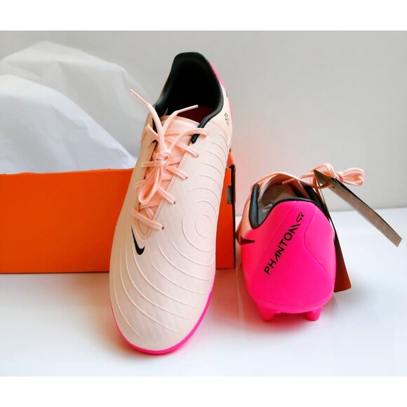 Nike Phantom GX 2 Academy FG/MG Mens Size 8.5 Crimson Tint Pink Black FD6723-800 - Picture 5 of 9